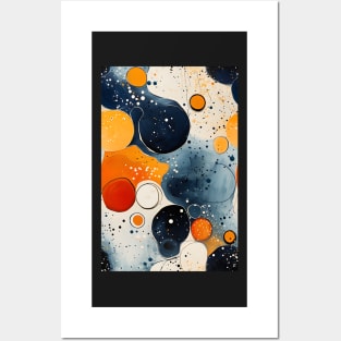 Abstract pattern of water colors Posters and Art